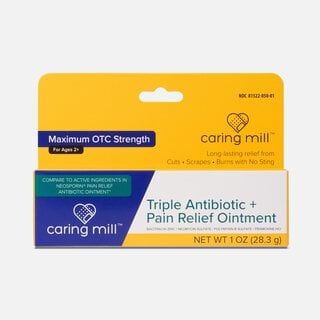 Caring Mill™ Triple Antibiotic Ointment Plus Pain Relief, 1 oz.