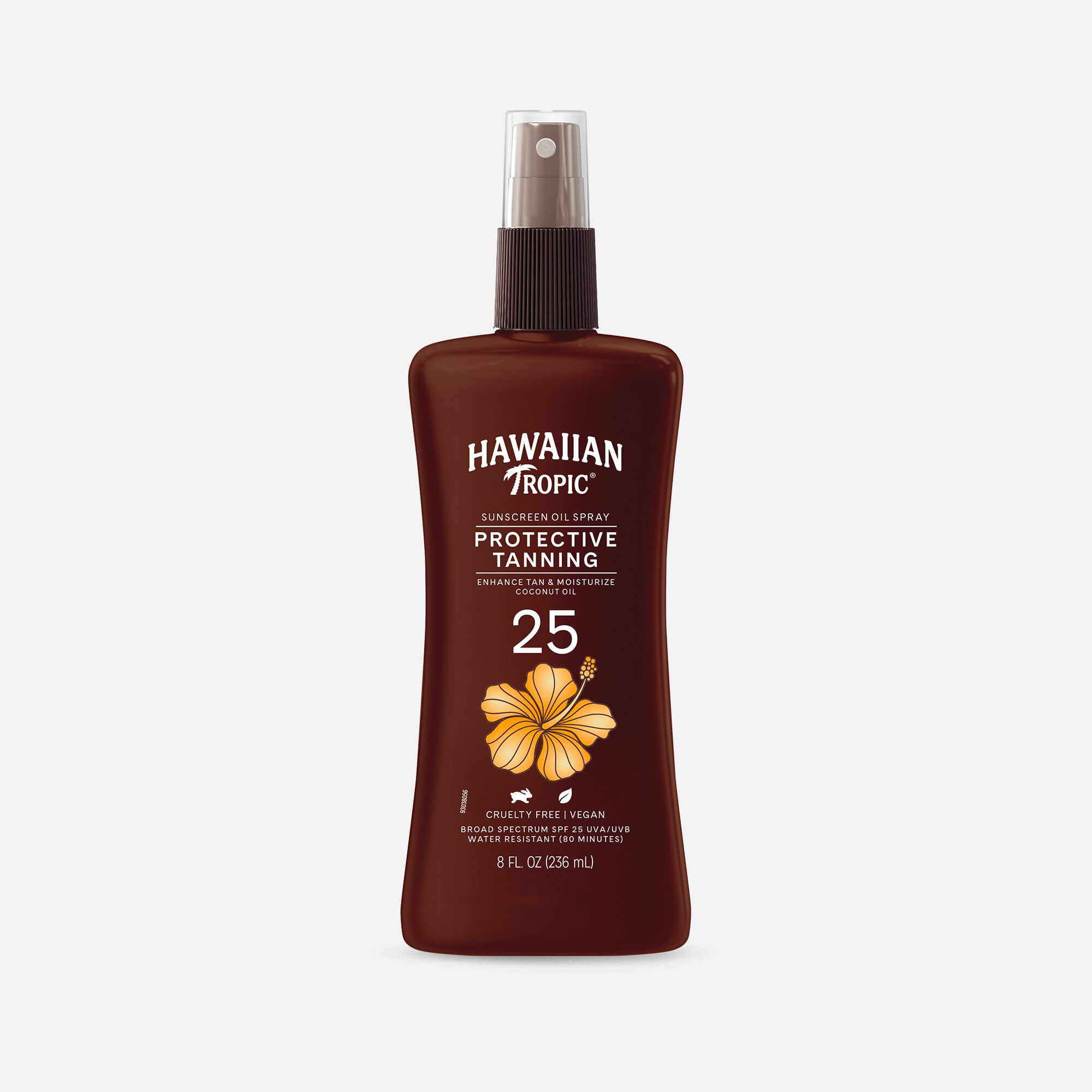 Hawaiian Tropic Dry Pump Spray Oil, 8 oz., , large
