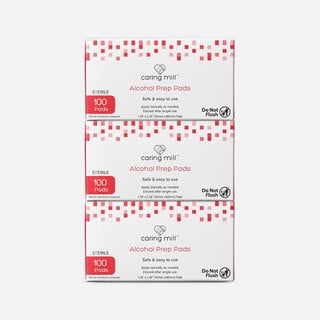 Caring Mill™ Alcohol Prep Pads, 100 ct. (3-Pack)