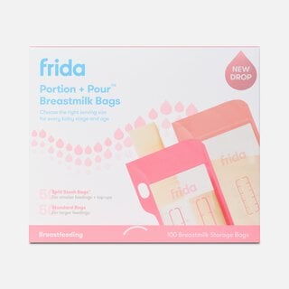 Frida Mom Portion + Pour Milk Bags, Variety Pack, 100 ct., , large