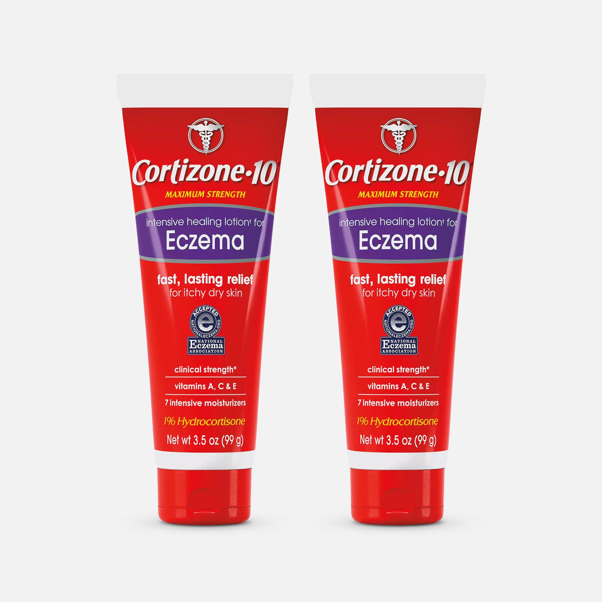 Cortizone 10 Intensive Healing Lotion, Eczema and Itchy, Dry Skin, 3.5 oz. (2-Pack), , large