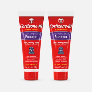 Cortizone 10 Intensive Healing Lotion, Eczema and Itchy, Dry Skin, 3.5 oz. (2-Pack), , large