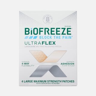 Biofreeze® Ultraflex Maximum Strength Pain Relief Patches, 4 ct.