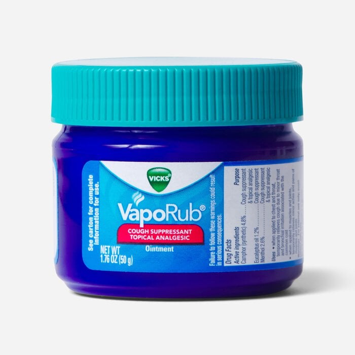 Vicks VapoRub Cough Suppressant Topical Analgesic, 1.76 oz., , large