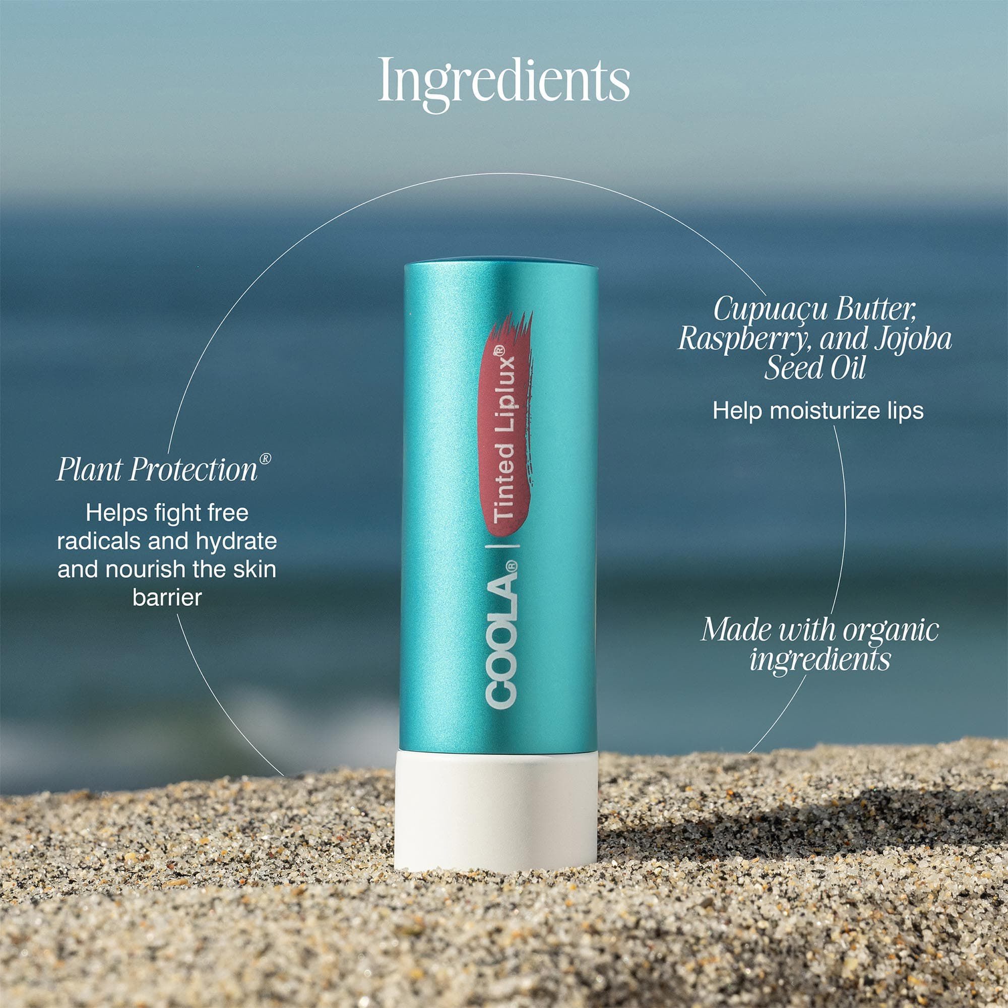 COOLA Tinted Classic Liplux, SPF 30, .15 oz., , large