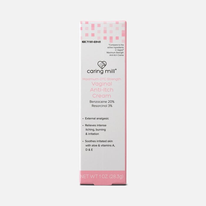 Caring Mill™ Maximum Strength Vaginal Anti-Itch Cream, 1 oz., , large