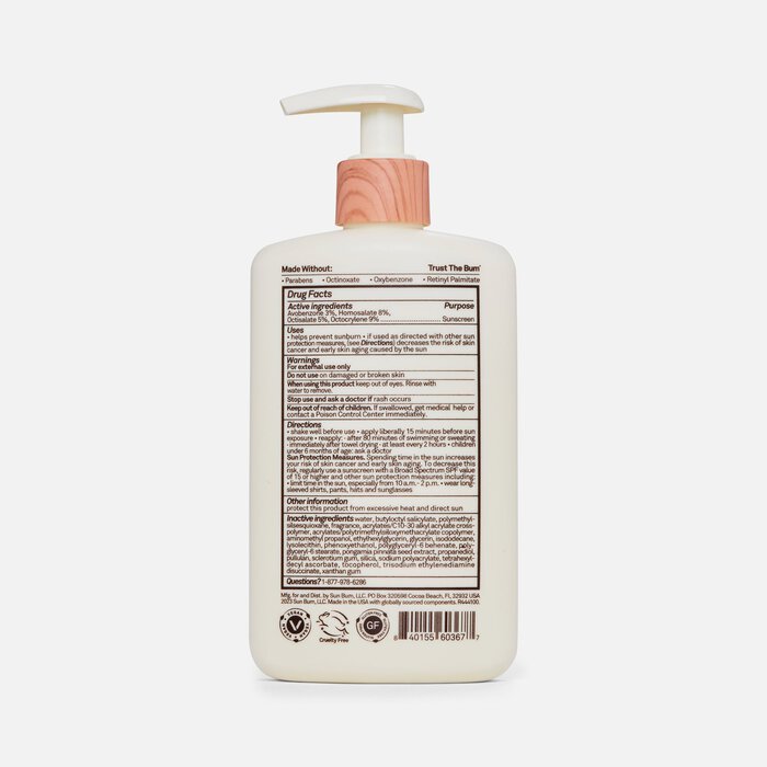 Sun Bum Daily Body Lotion, SPF 50, 8 oz., , large