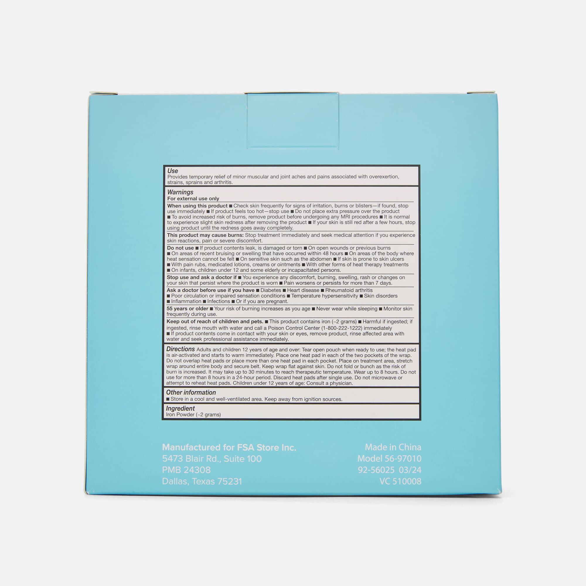 Caring Mill™ Air-Activated Back Heat Wrap, 10 Treatments, , large