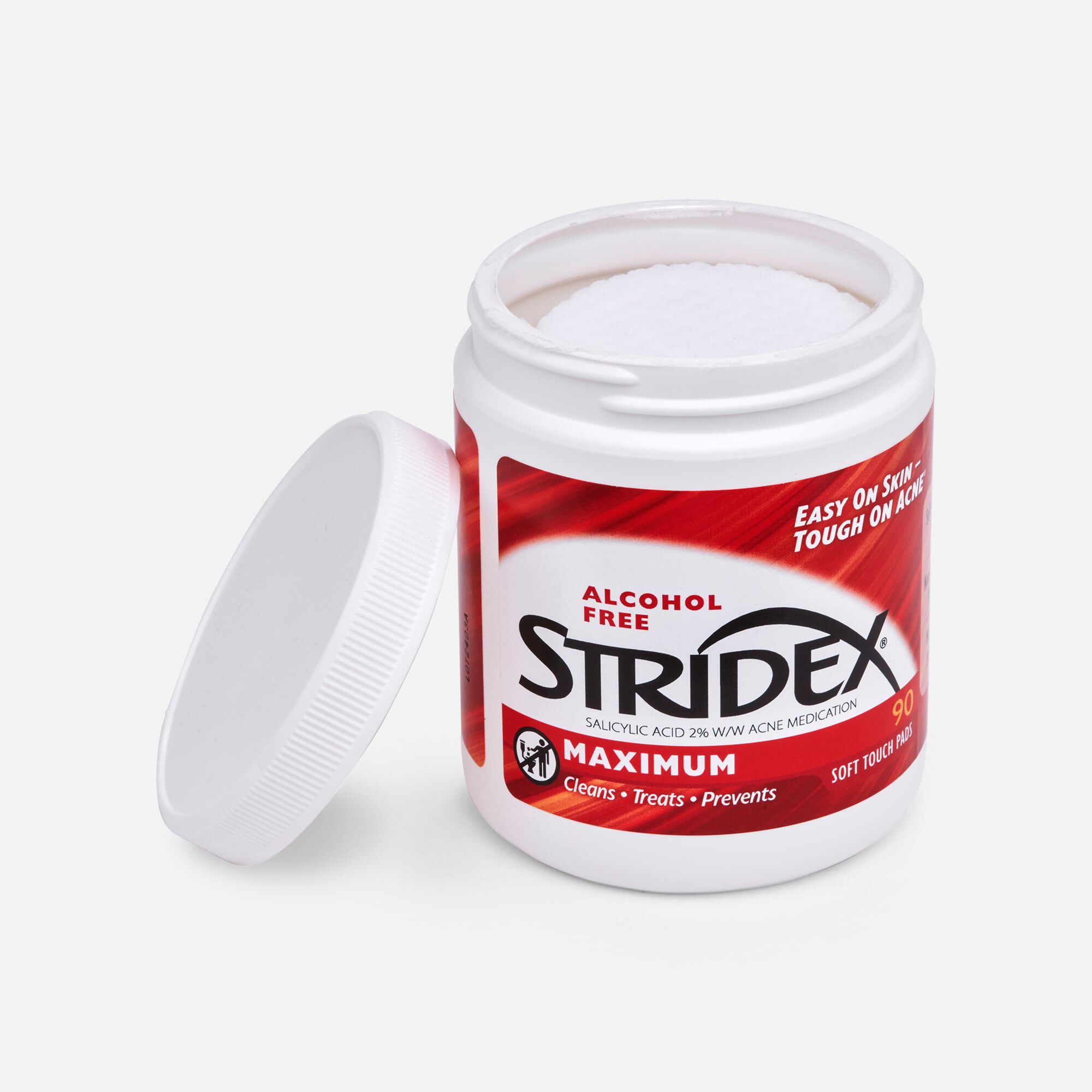 Stridex Medicated Pads Maximum, 90 ct., , large