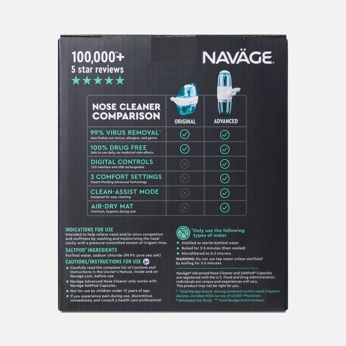 Navage® Advanced Powered Nose Cleaner, , large