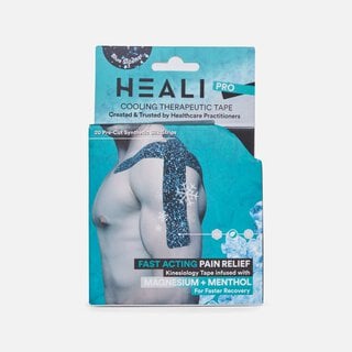 Heali Magnesium and Menthol Infused Kinesiology Tape, Splatter, 20 Strips, 2" x 10"
