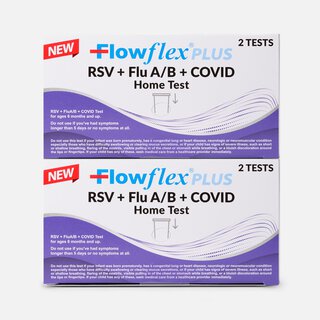 Flowflex Plus RSV + Flu A/B + COVID Home Test, 2 ct. (2 pack), , large