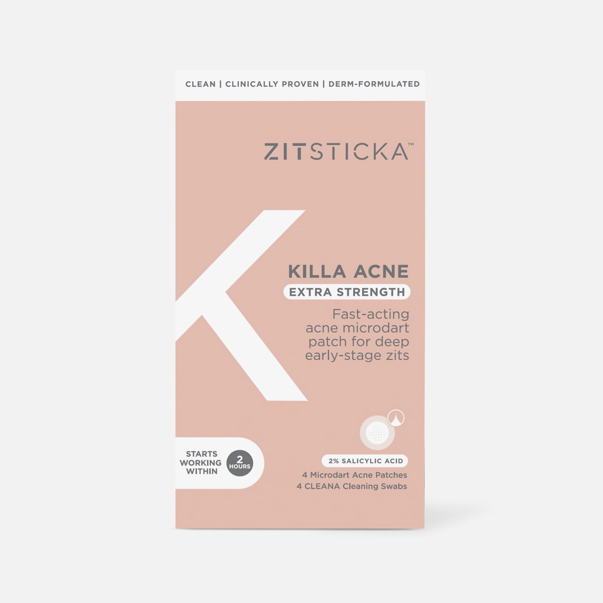 ZitSticka KILLA ACNE Extra Strength Microdart Patches, 4 pack, , large