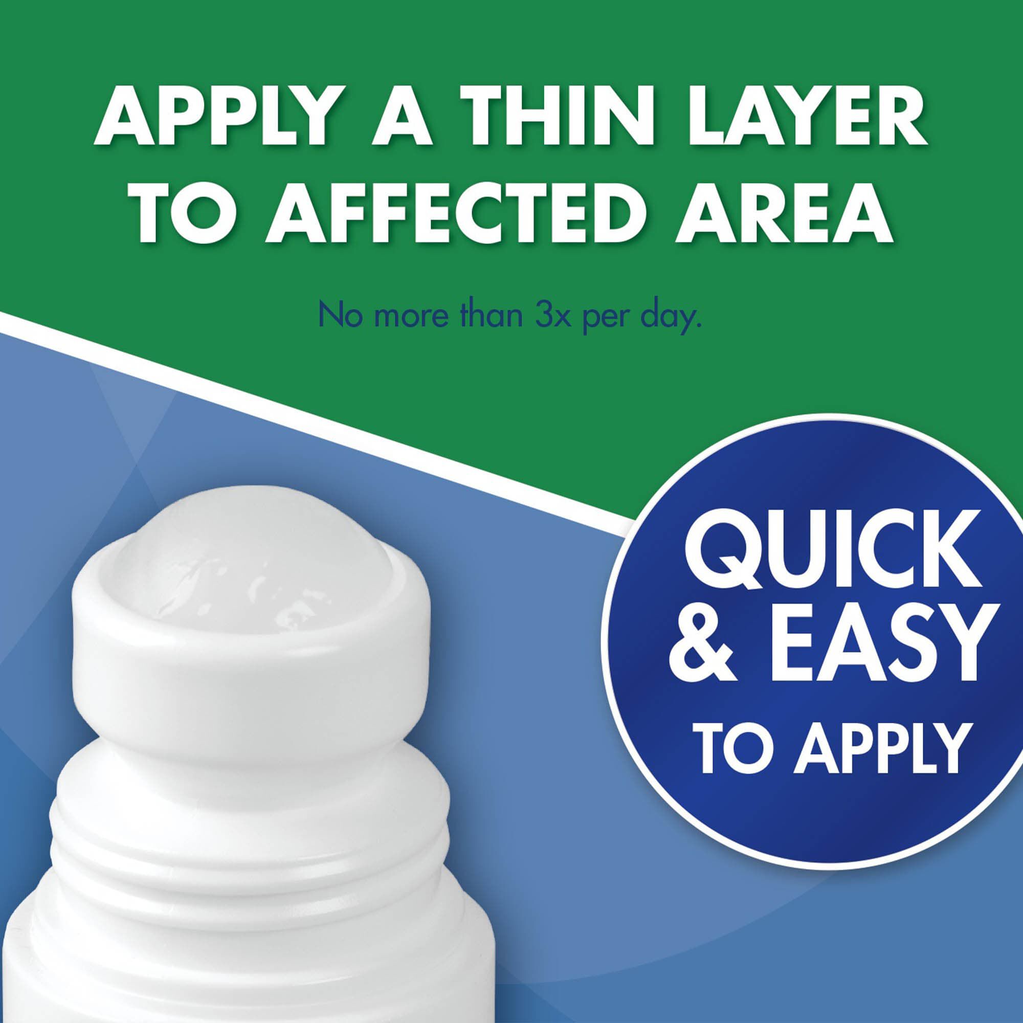 Caring Mill™ Menthol Pain Relief Roll-On Gel, 2.5 fl oz., , large