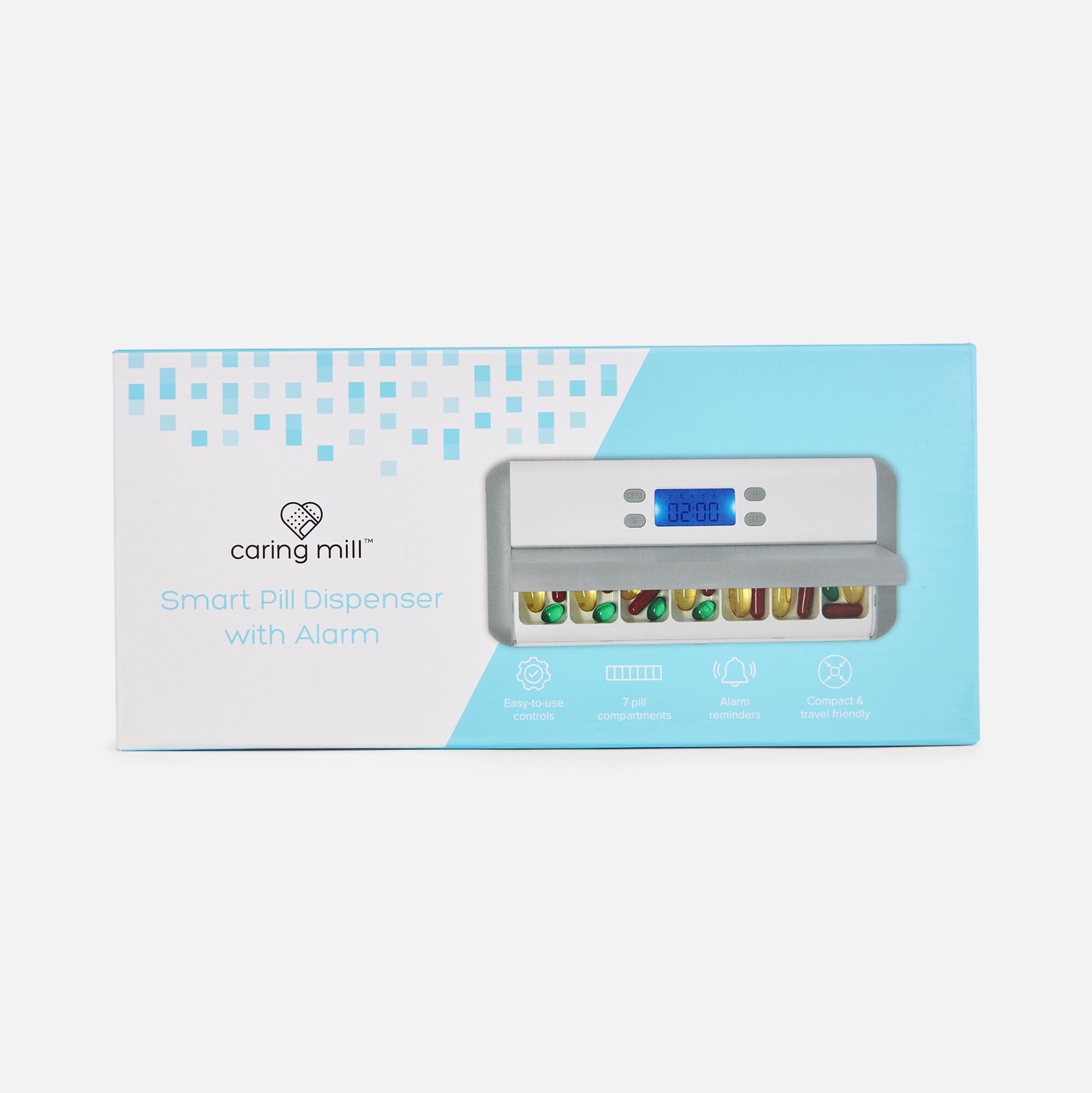 Caring Mill™ Smart Pill Dispenser with Alarm, , large