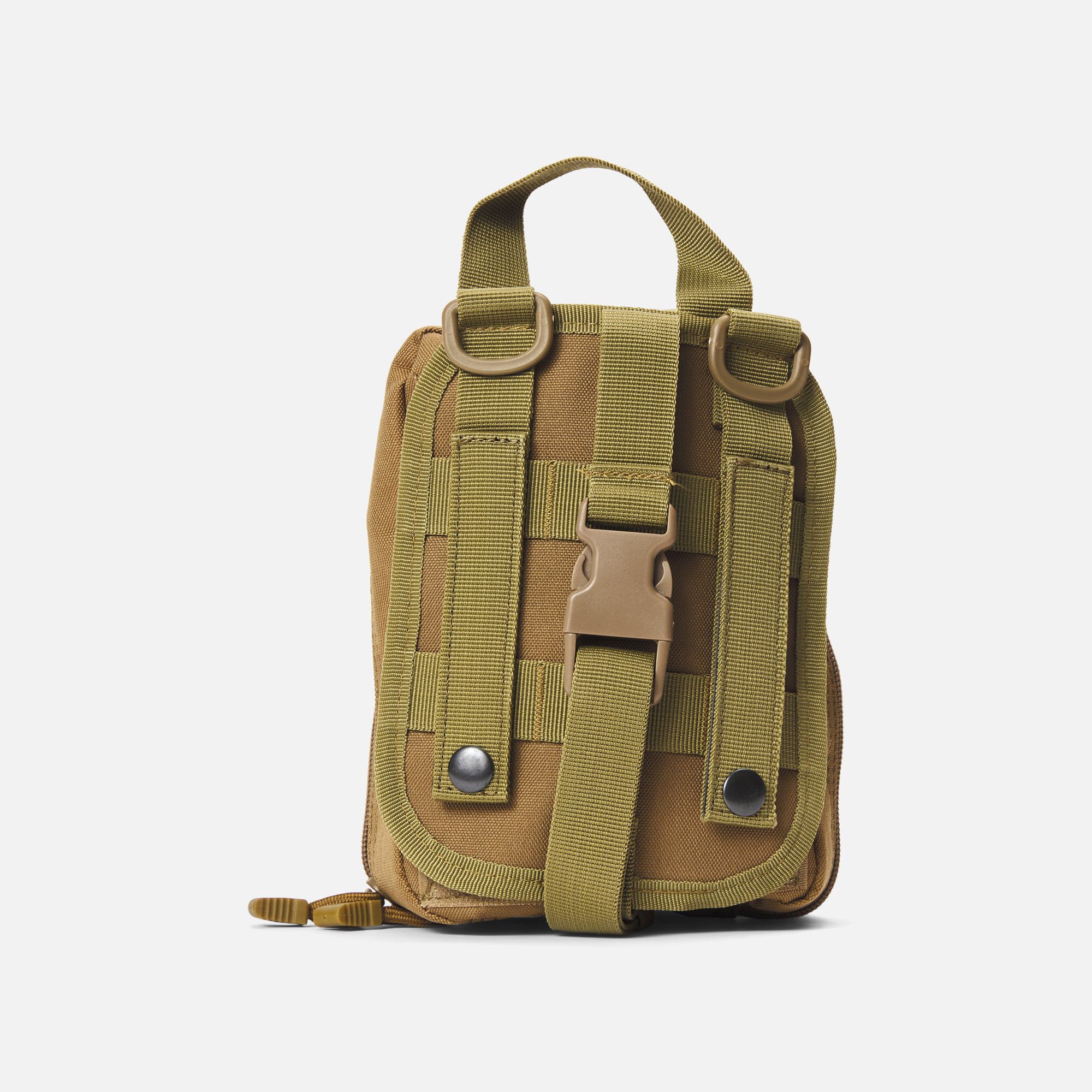 Adventure Medical Kits MOLLE Bag Trauma Kit 2.0 with QuikClot, Camo, 76 pc., Khaki, large