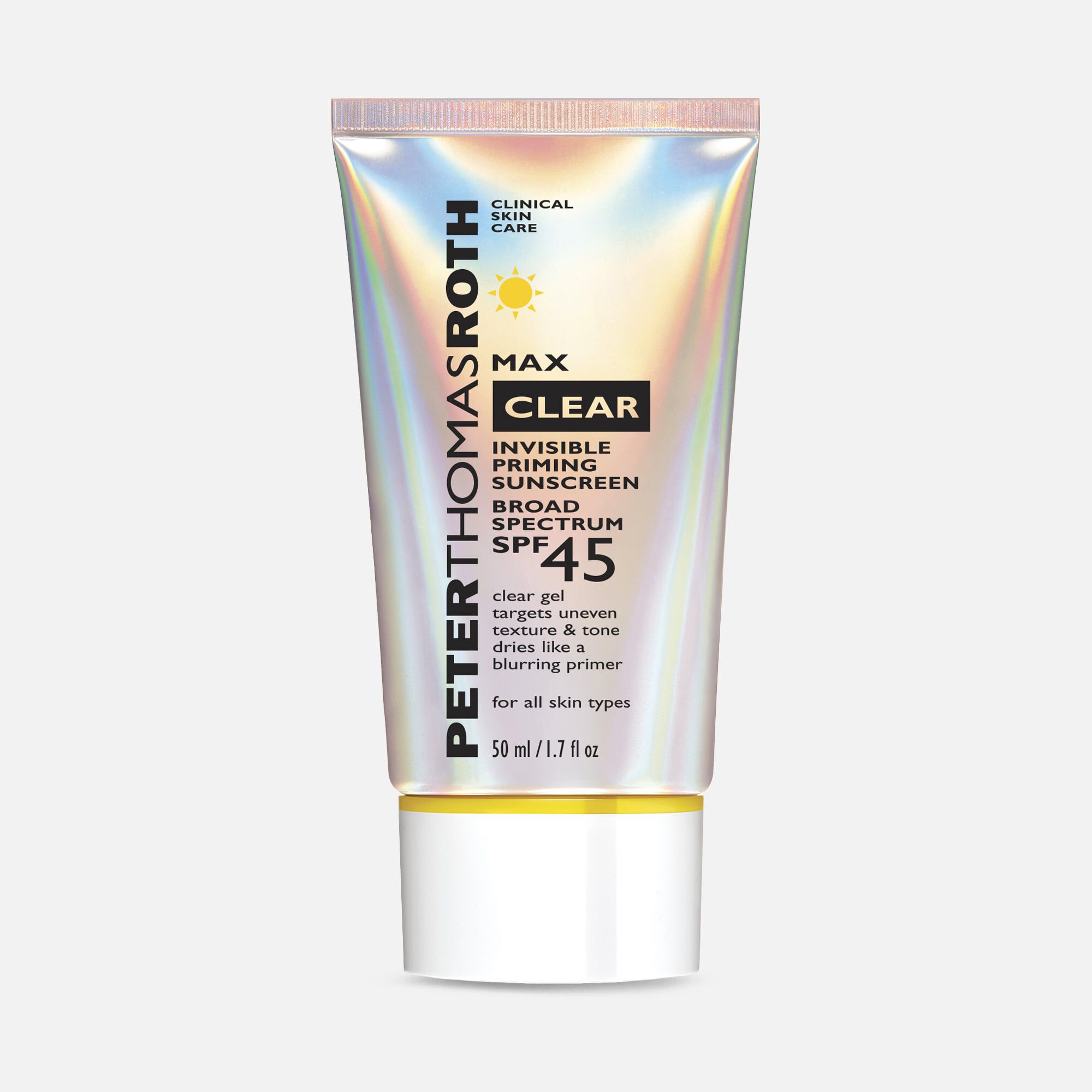 Peter Thomas Roth Max Clear Invisible Priming Sunscreen Broad Spectrum, SPF 45, , large