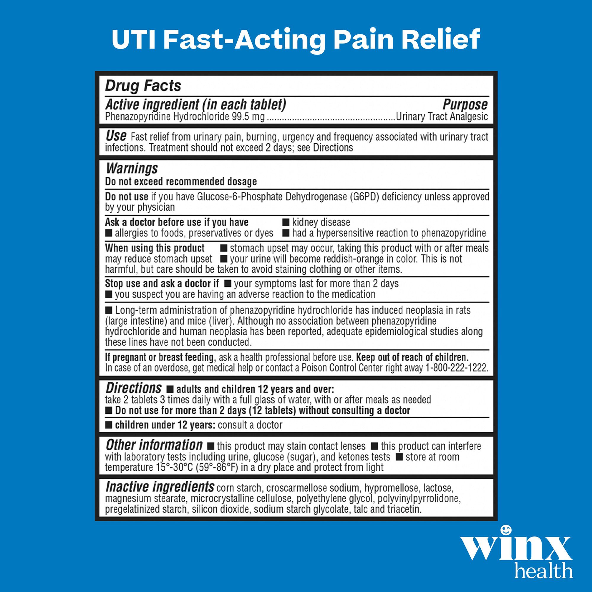 Winx Health UTI Fast-Acting Pain Relief, 24 ct., , large