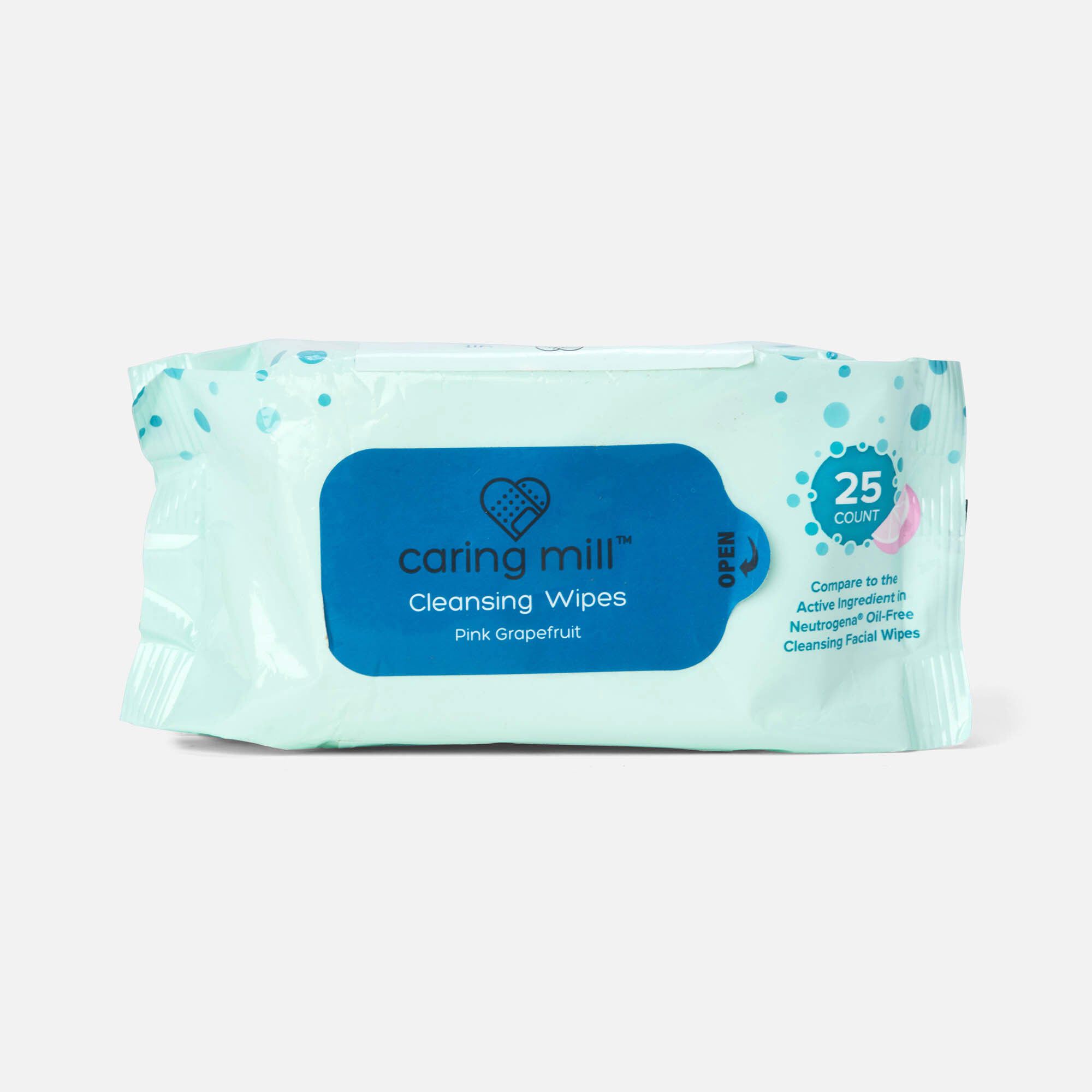Caring Mill™ Acne Treatment Facial Cleansing Wipes 25 ct. (4-Pack), , large