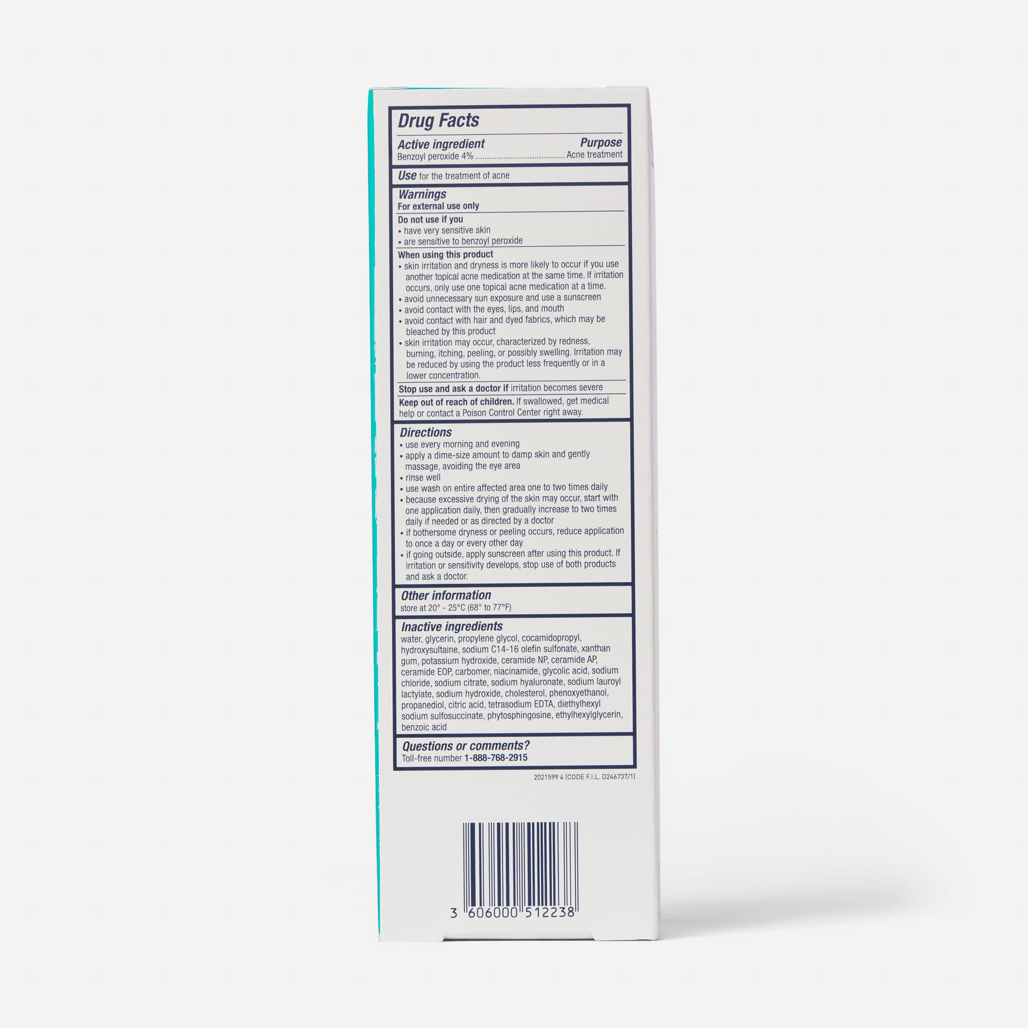 CeraVe Acne Foaming Cream Cleanser, 5 oz., , large