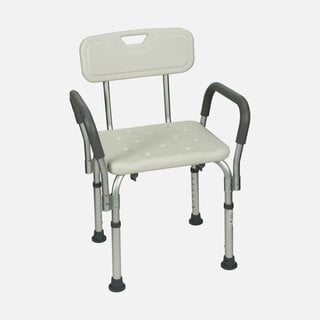 Alex Orthopedic Bath Bench with Back and Arms, , large