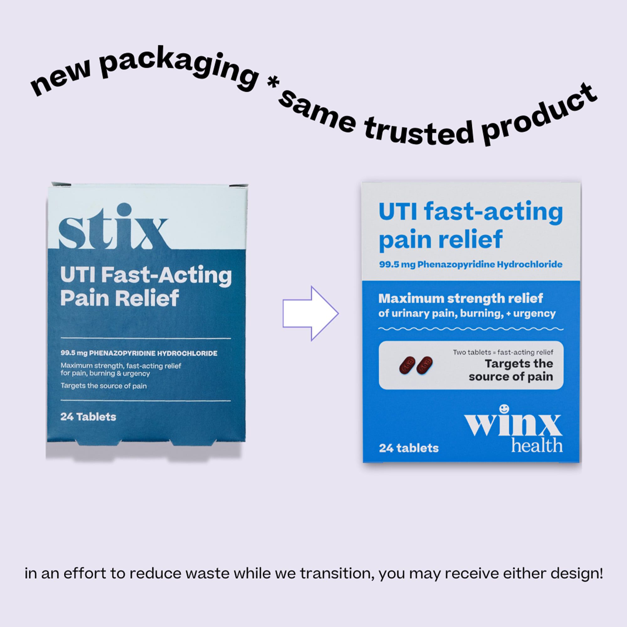 Winx Health UTI Fast-Acting Pain Relief, 24 ct., , large