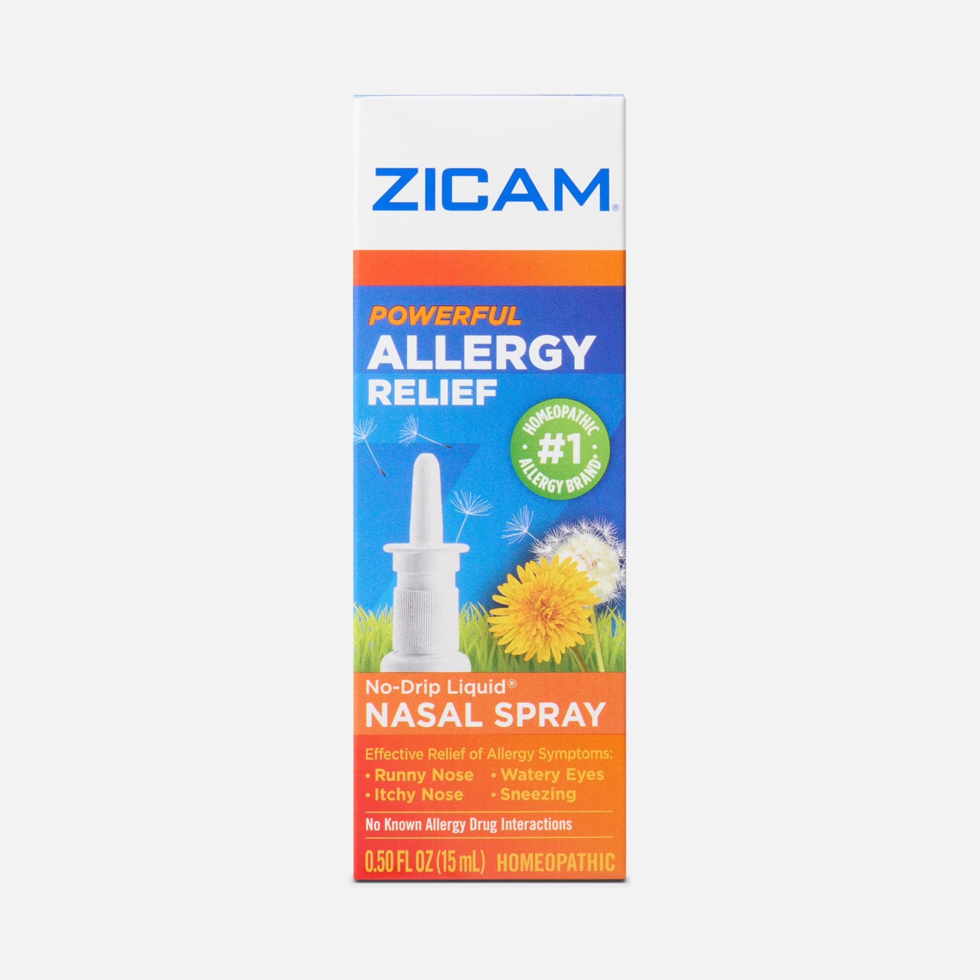 Zicam® Allergy Relief No-Drip Liquid® Nasal Spray, 0.5 oz., , large