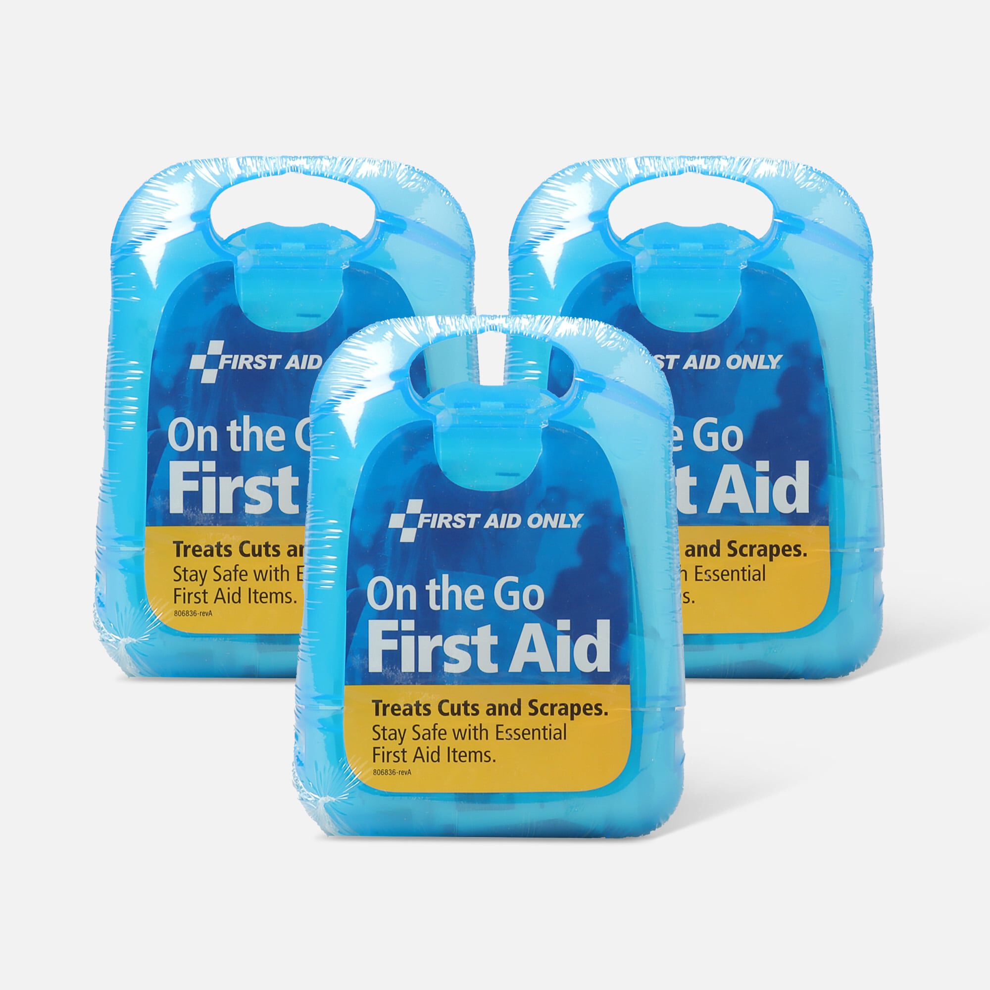 First Aid Only on-the-go First Aid Kit, 27 pcs. (3-Pack)