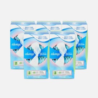 Always Infinity FlexFoam Pads for Women Size 2 Heavy Flow Absorbency, with Wings Unscented, 32 ct. (5-Pack), , large