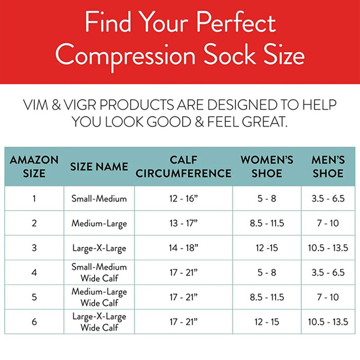 VIM & VIGR Cotton Compression Socks, Heathered Collection Navy, 30-40 mmHg, , large