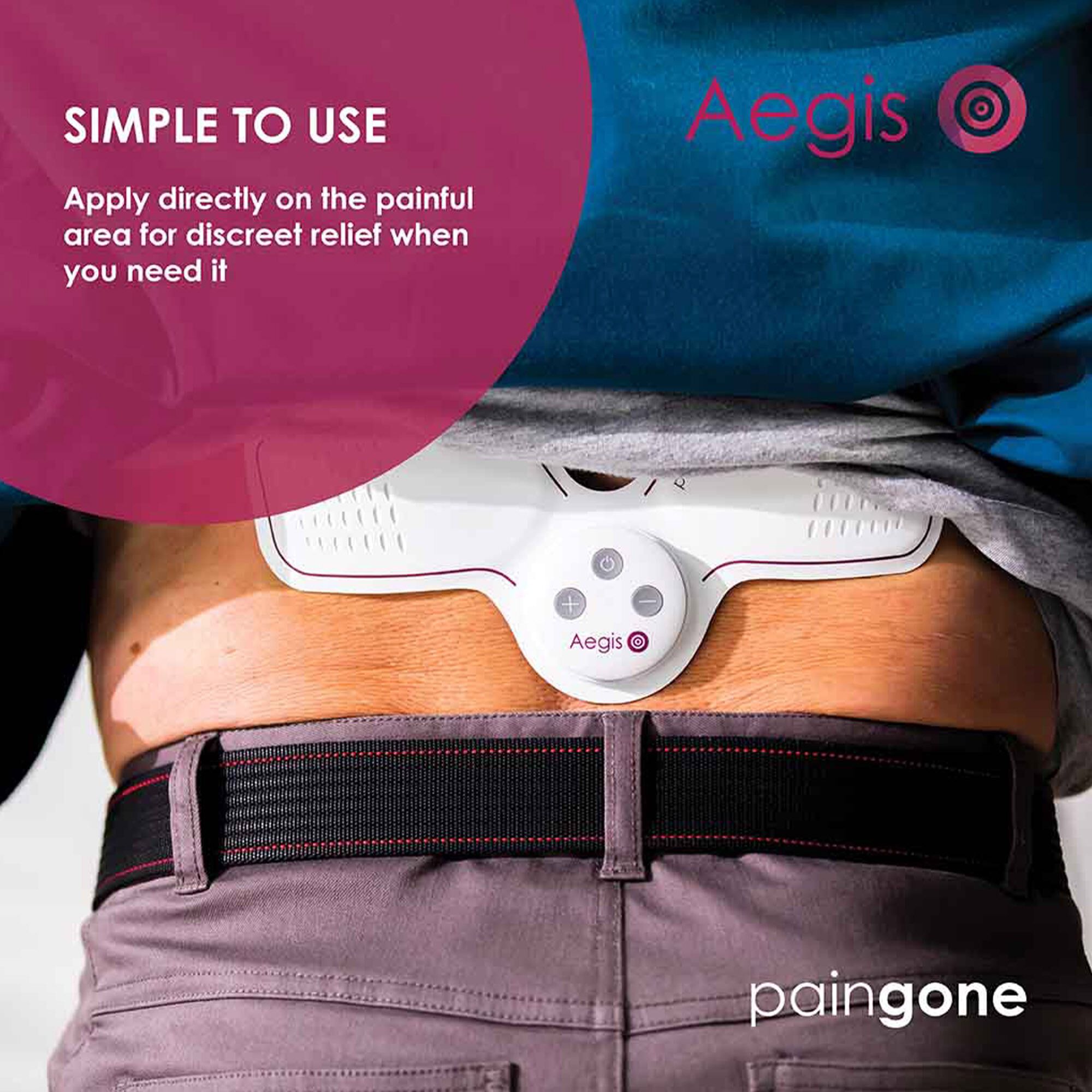 Paingone Aegis Lower Back TENS Device, , large