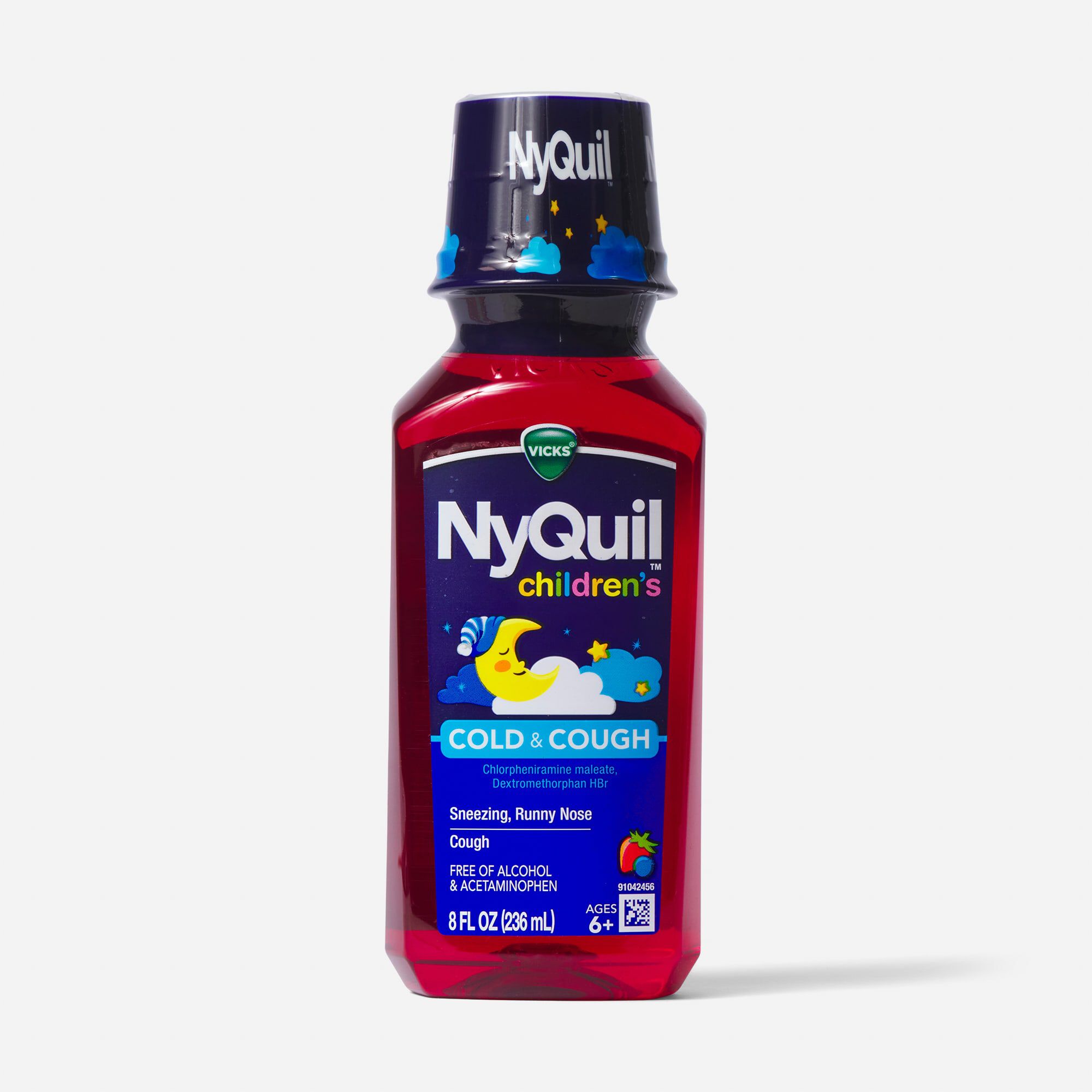 Vicks NyQuil Children's Cold & Cough Liquid, 8 fl oz., , large