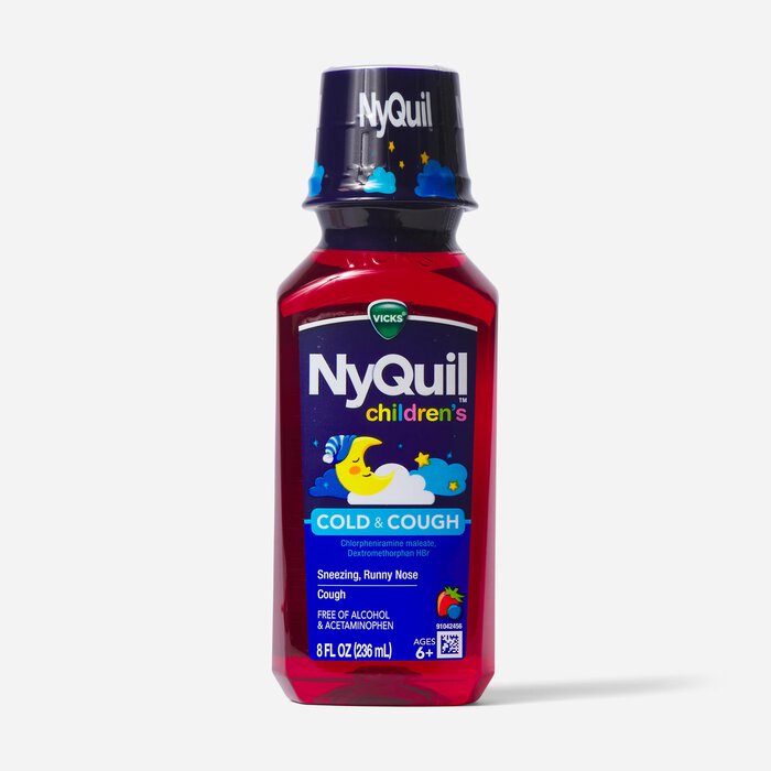 Vicks NyQuil Children's Cold & Cough Liquid, 8 fl oz., , large