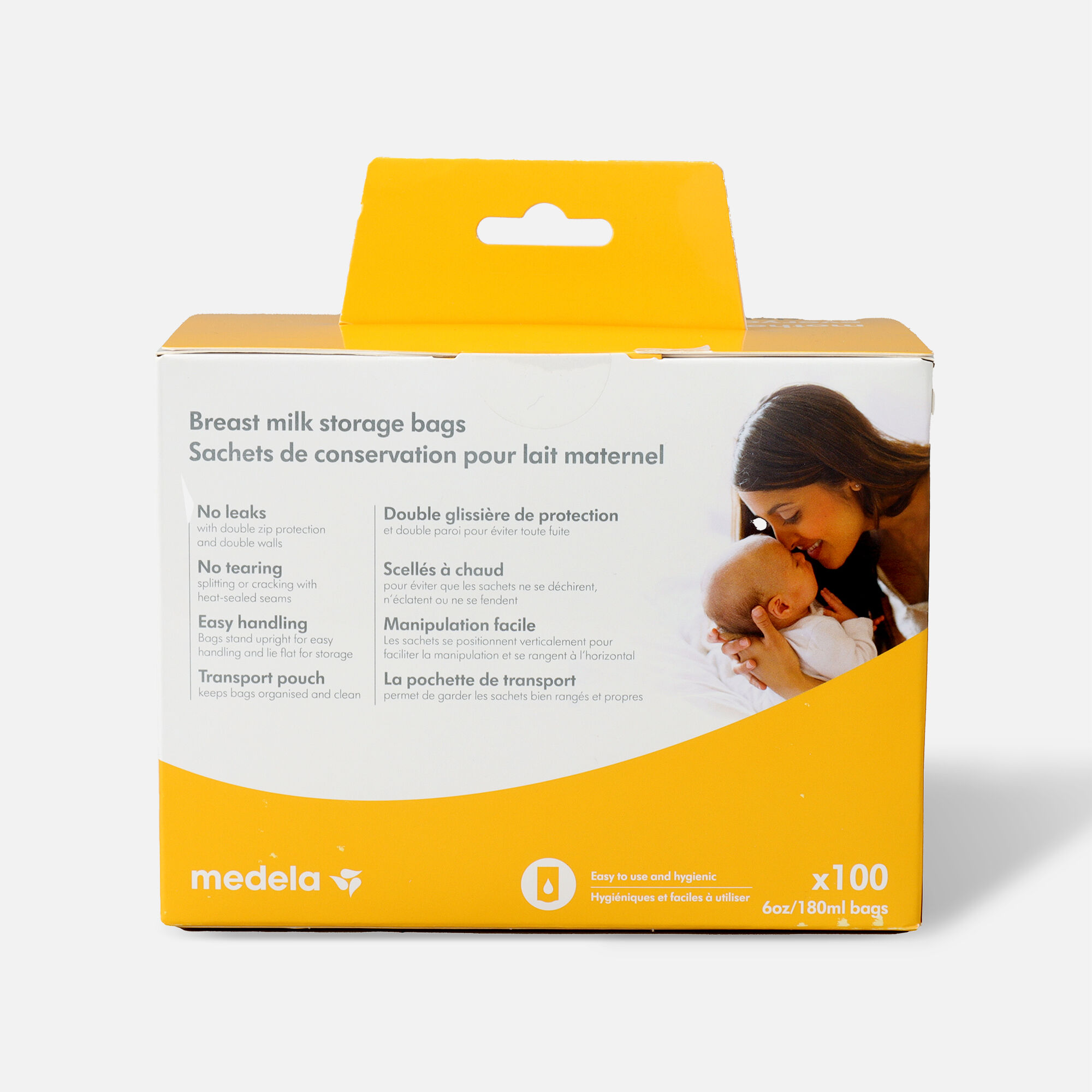 Medela Breast Milk 6 oz. Storage Bags, 100 ct., , large