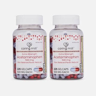 Caring Mill™ Extra Strength Acetaminophen Rapid Release Gels, 225 ct. (2-Pack), , large