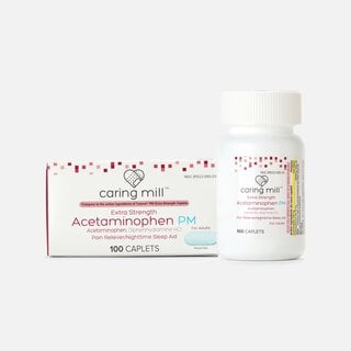 Caring Mill™ Extra Strength Acetaminophen PM Caplets, 100 ct.
