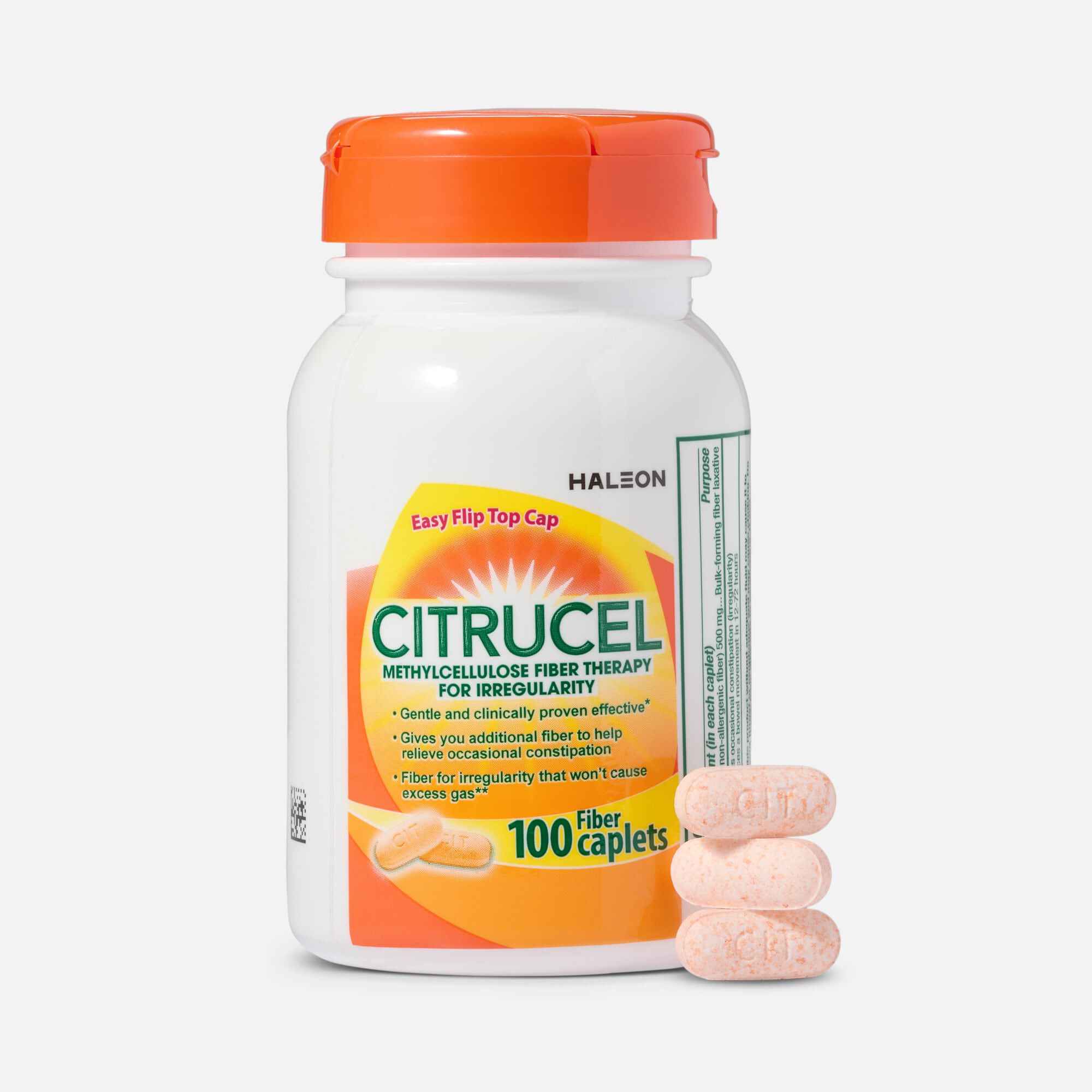 Citrucel Caplets Fiber Therapy For Occasional Constipation Relief, 100 ct., , large