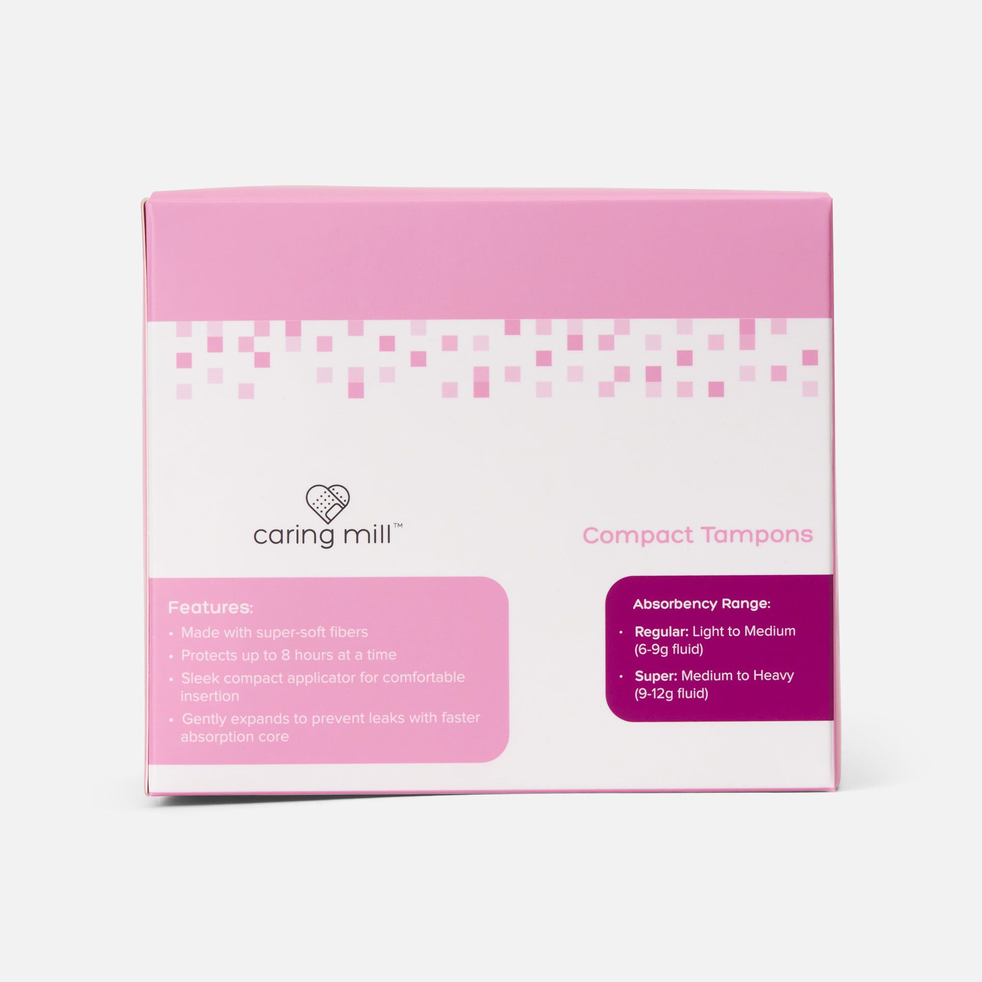 Caring Mill™ Super Compact Tampons, 32 ct., , large