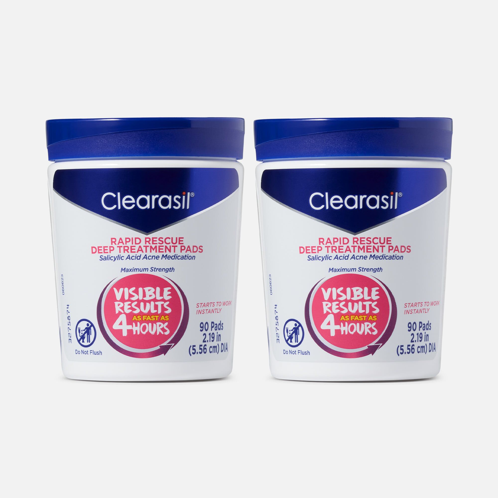 Clearasil Rapid Rescue Deep Treatment Pads - 90 ct. (2-Pack), , large
