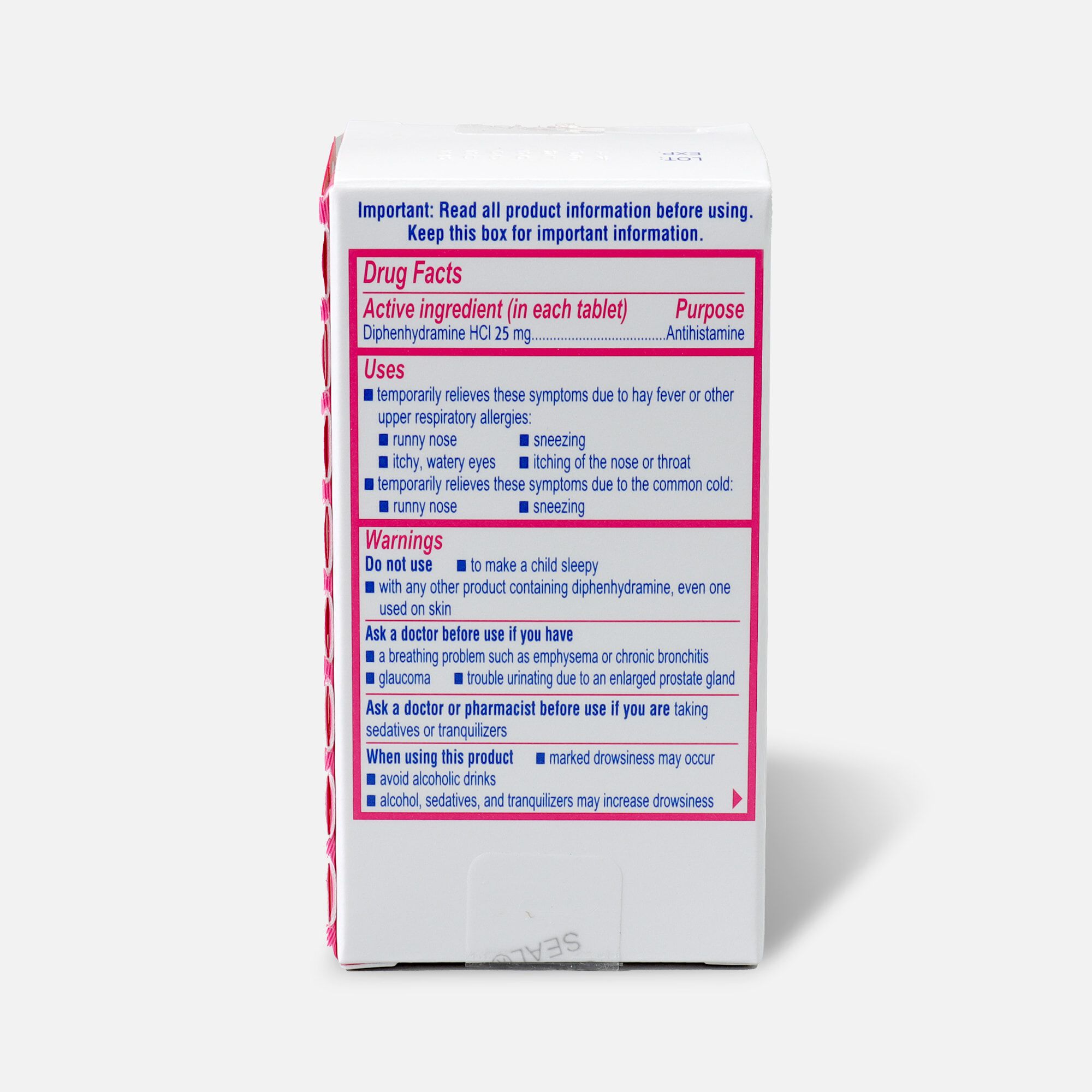 Benadryl Ultra Allergy Relief Tablets, 100 ct., , large