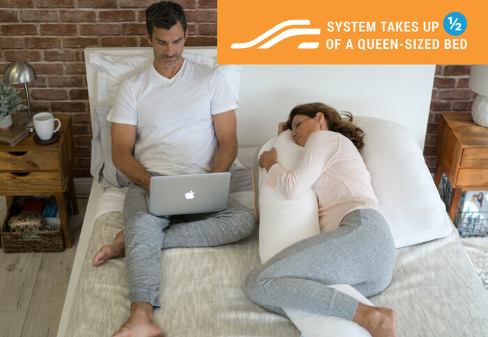 Master System Design MedCline Acid Reflux Relief Pillow System + Extra Cases by Medcline ...