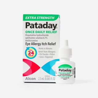Pataday Extra-Strength Once Daily Eye Allergy Itch Relief Drops, 2.5mL, , large