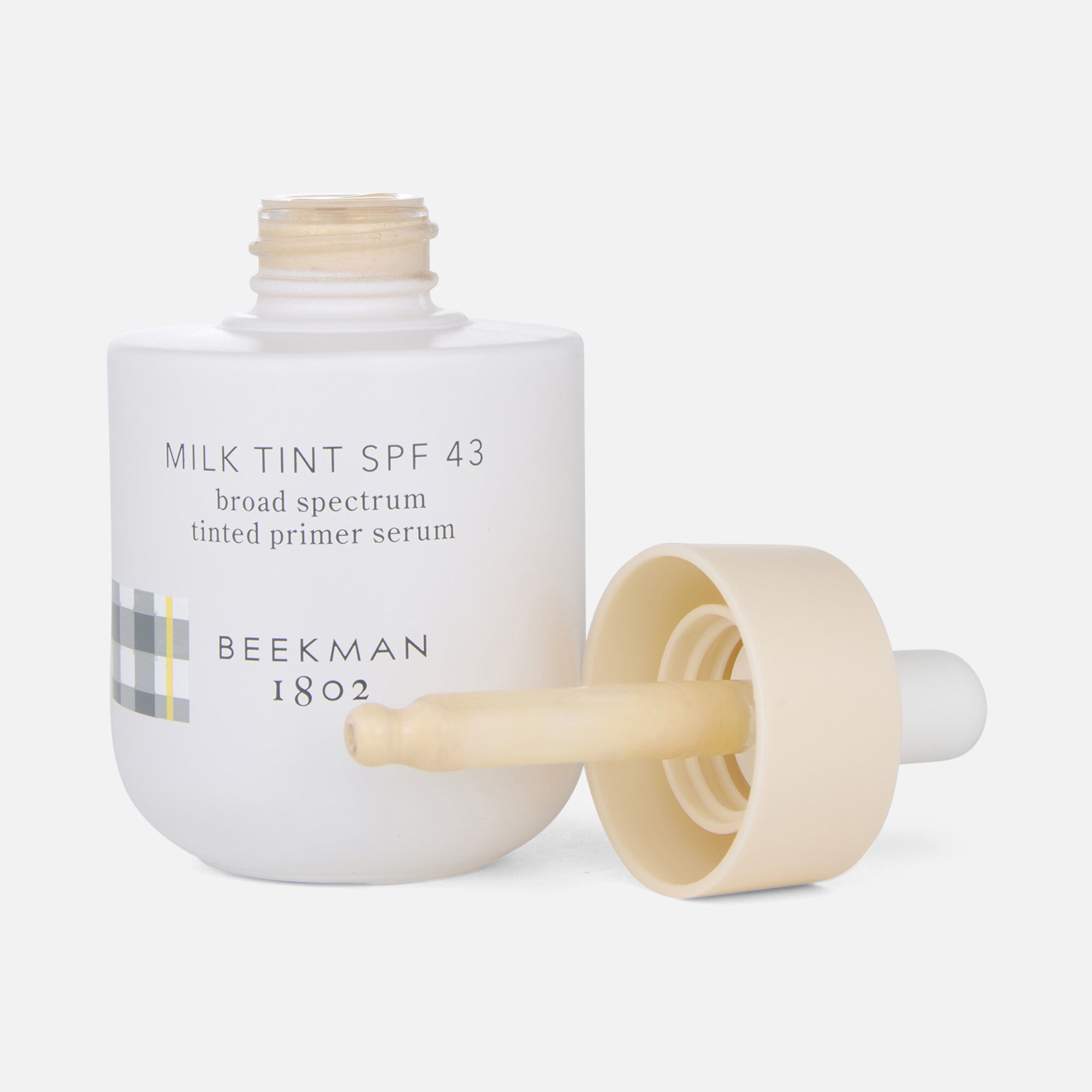 Beekman 1802 Milk Tint SPF 43 Broad Spectrum Tinted Primer Serum, 1 fl oz., , large