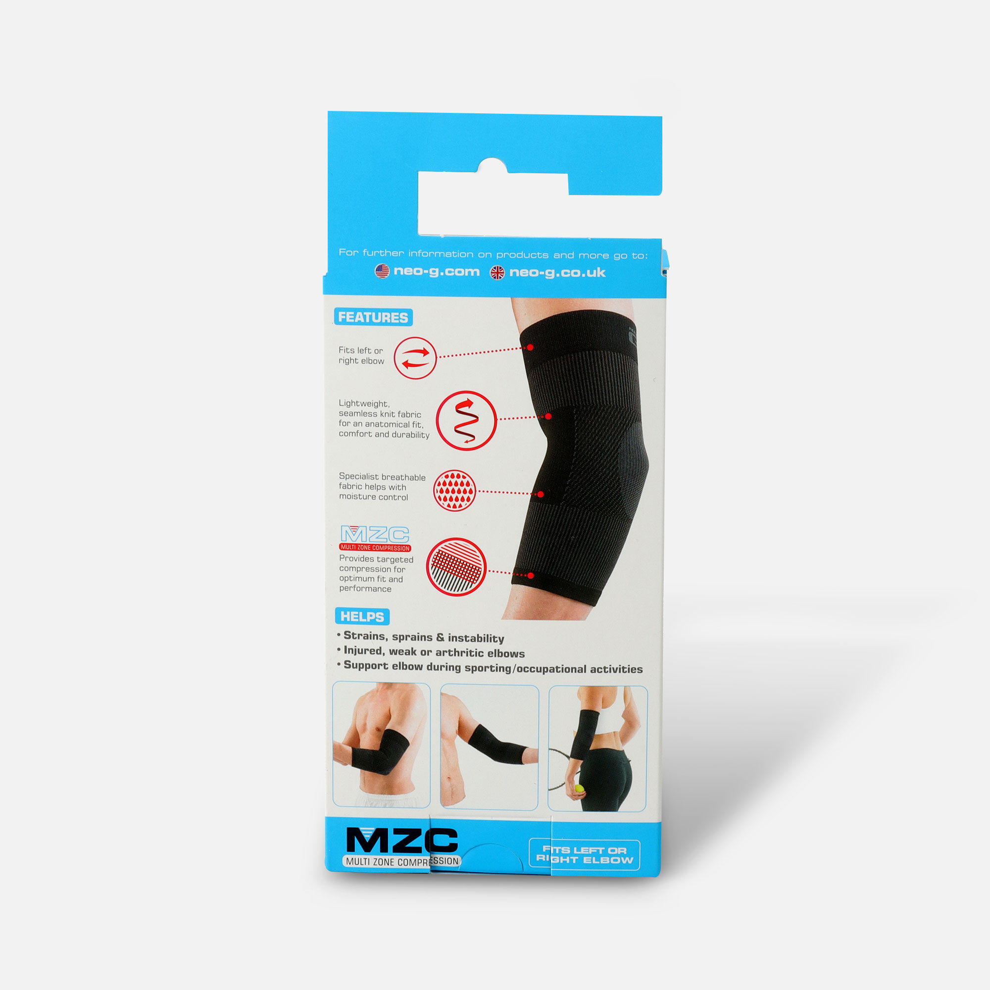 Neo G Airflow Elbow Support, Black, , large