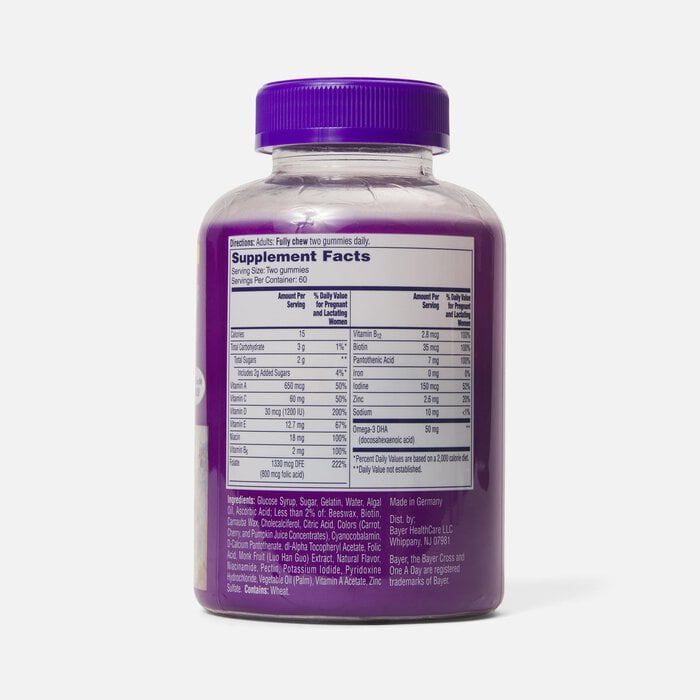 One A Day Prenatal Gummies, 120 ct., , large