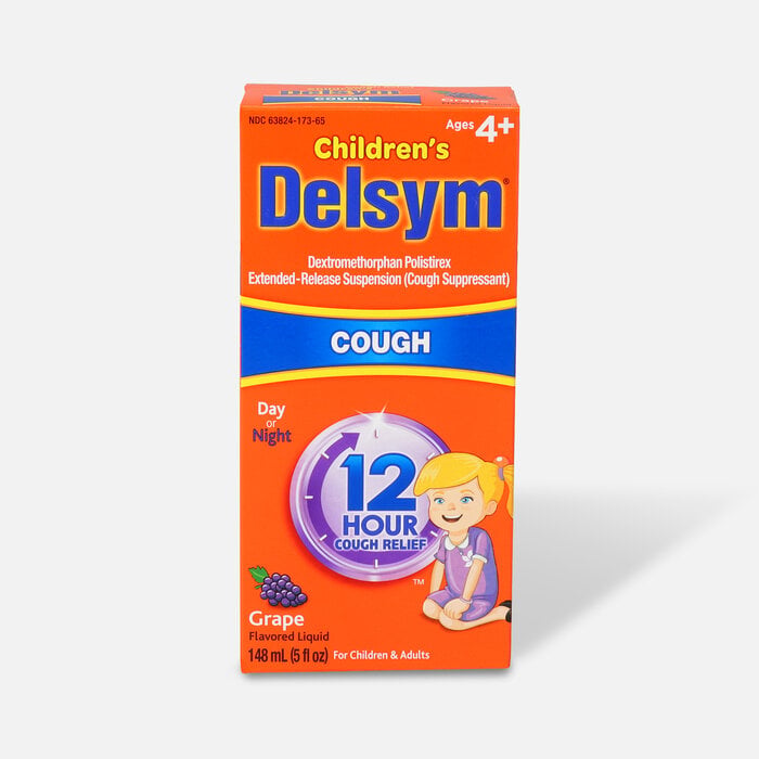 Delsym Children's Liquid, Grape, 5 oz., , large