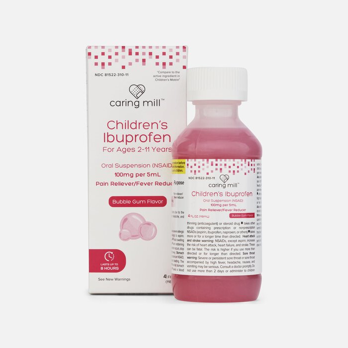 Caring Mill™ Children’s Ibuprofen Pain Reliever/Fever Reducer, 4 fl oz., , large