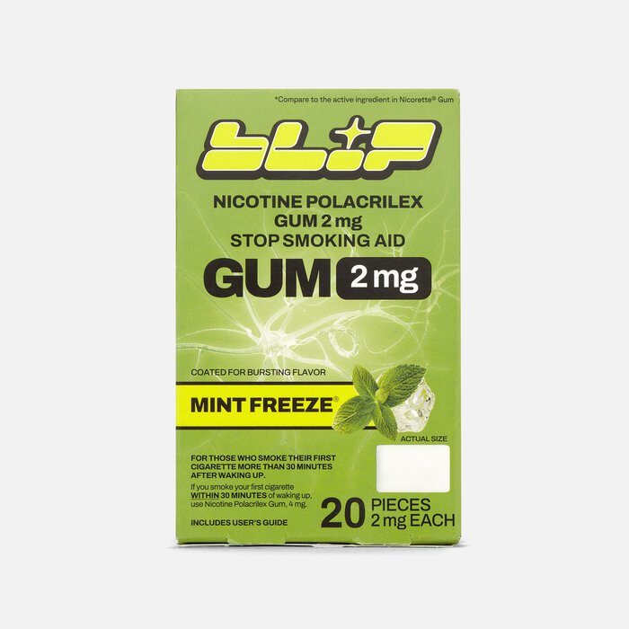 Blip Nicotine Gum, Mint Freeze, 2mg, , large