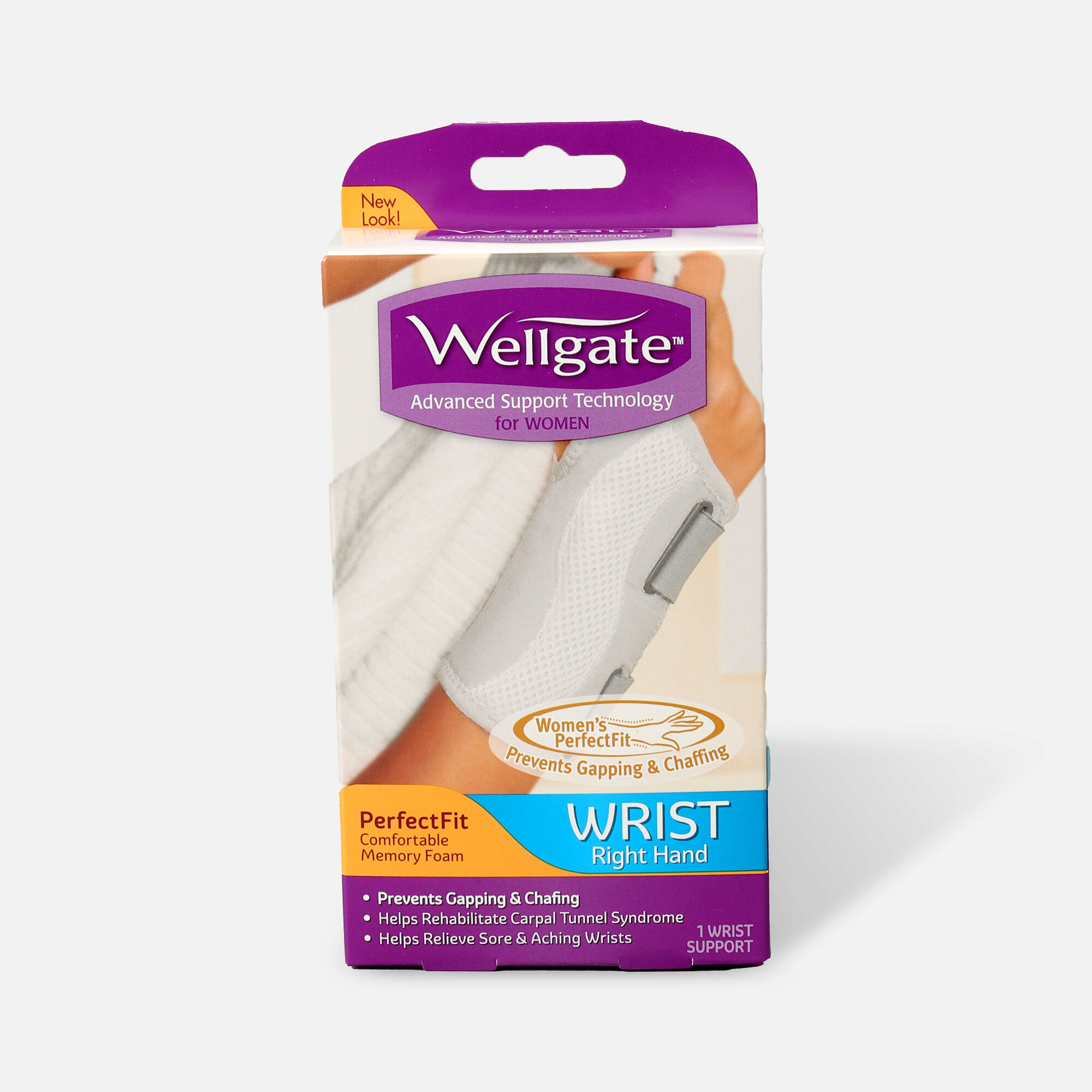 Wellgate Women’s PerfectFit Wrist Support, Right Hand, , large