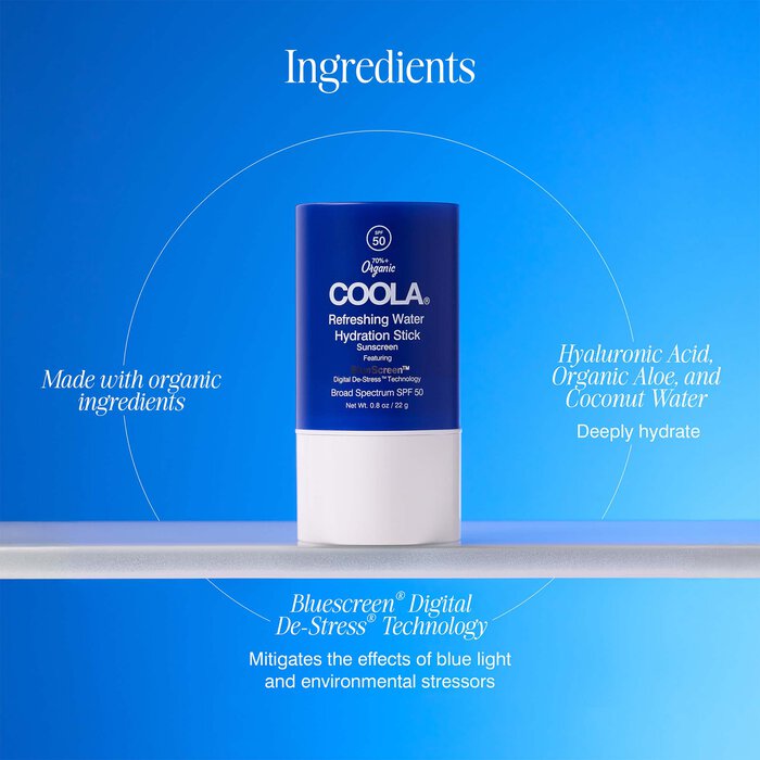 COOLA Refreshing Water Hydration Stick (SPF 50), , large